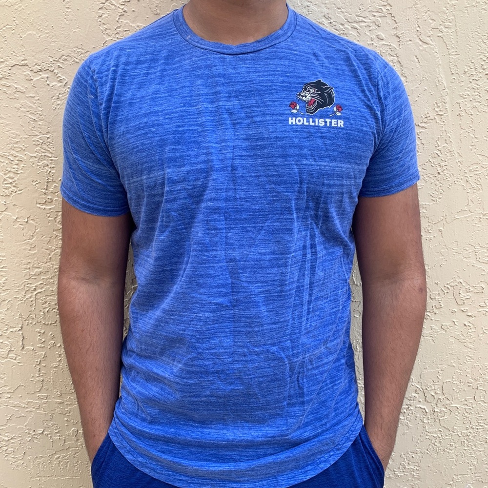 Blue Hollister shirt